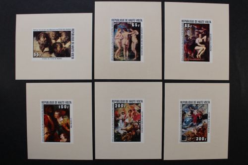 Obervolta, MiNr. 690-695 Einzelblöcke B, ungezähnt, postfrisch