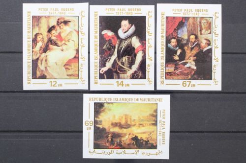 Mauretanien, MiNr. 590-593 B, ungezähnt, postfrisch