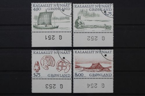 Grönland, MiNr. 339-342, gestempelt