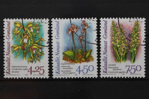Grönland, MiNr. 284-286 y, gestempelt