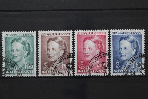 Grönland, MiNr. 201-204, gestempelt