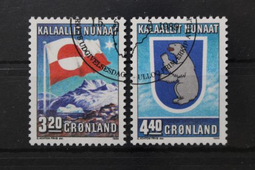 Grönland, MiNr. 195-196, gestempelt