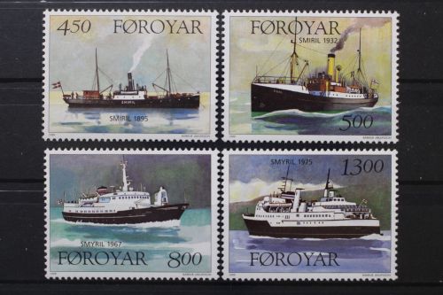 Färöer, Schiffe, MiNr. 348-351, postfrisch
