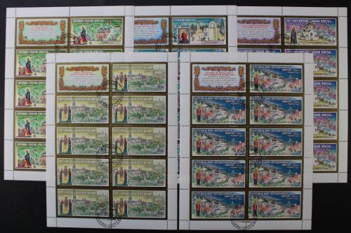 Russland, MiNr. 1149-1153 Kleinbögen, gestempelt