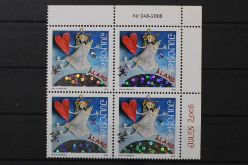 Aland, MiNr. 303 Viererblock, Ecke rechts oben, postfrisch