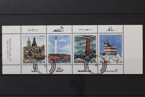 Aland, MiNr. 57-60 Heftchenblatt, gestempelt