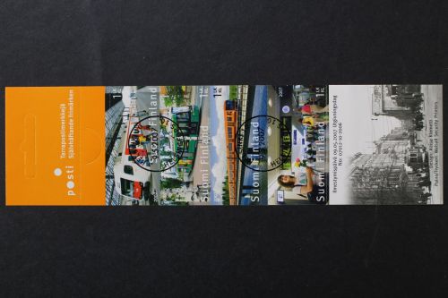 Finnland, MiNr. 1850-1853 im Markenheftchen, gestempelt