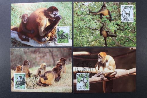 Honduras, MiNr. 1084-1087, Maximumkarten