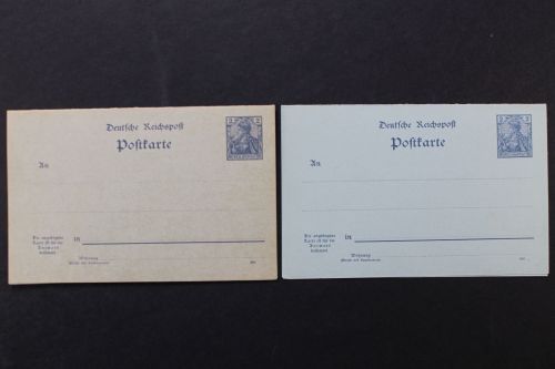 Deutsches Reich, MiNr. P 46 a +b II, ungebraucht