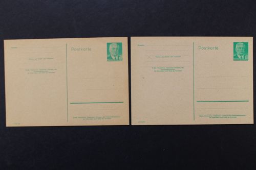 DDR, MiNr. P 68 a +b, ungebraucht