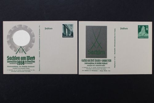 Deutsches Reich, MiNr. P 269 + P 270, ungebraucht