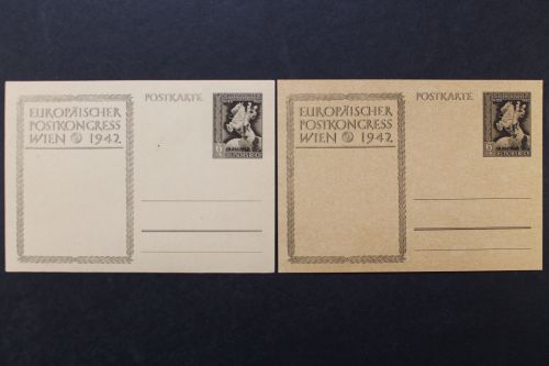 Deutsches Reich, MiNr. P 295 a + b, ungebraucht