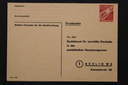 Sowjetische Zone, MiNr. SDP 1 A, ungebraucht