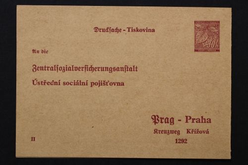 Böhmen & Mähren, MiNr. DPB 1, ungebraucht