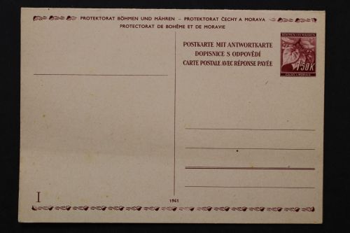 Böhmen & Mähren, MiNr. P 13, ungebraucht