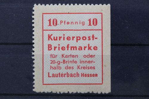 Lauterbach, MiNr. 1 PF I, postfrisch