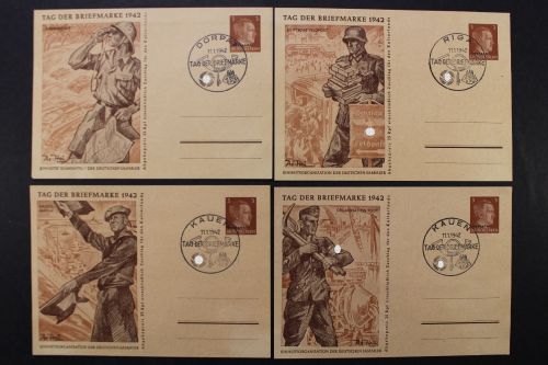 Ukraine, MiNr. P 3/01-04, ungebraucht