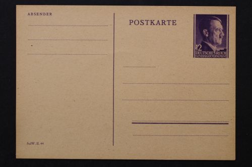 Generalgouvernement, MiNr. P 13, ungebraucht