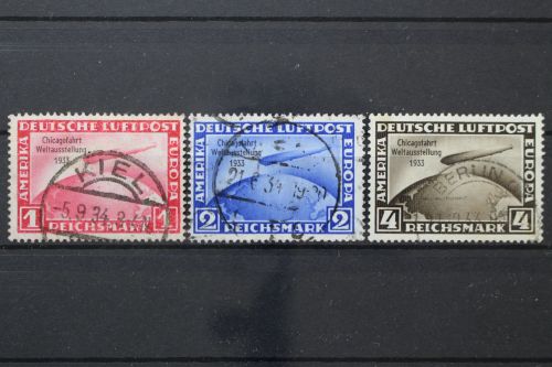 Deutsches Reich, MiNr. 496-498, gestempelt, BPP Signatur