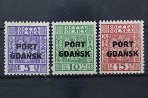 Port Gdansk, 26-28, ungebraucht / postfrisch