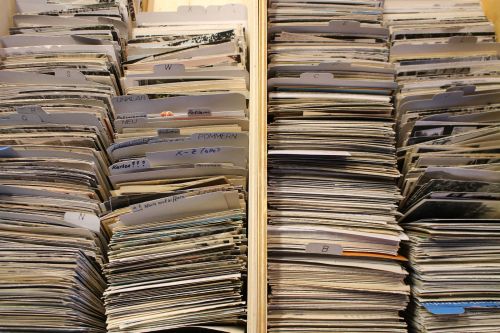 Großer Karton voller Ansichtskarten, alles "Deutschland"