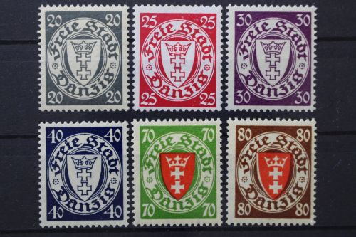 Danzig, Mi.Nr. 245-250 postfrisch / ungebraucht