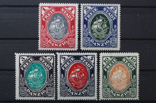 Danzig, MiNr. 58-62, postfrisch