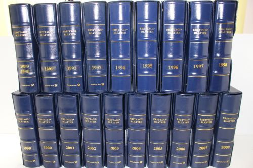 Deutschland (BRD) Ersttagsblätter 1989-2008 in 19 Post-Alben