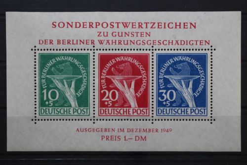 Berlin, MiNr. Block 1, postfrisch, BPP Signatur