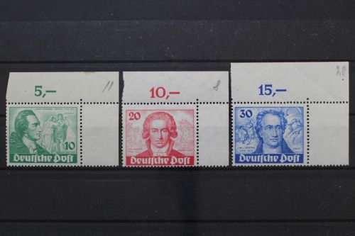 Berlin, MiNr. 61-63, Ecke rechts oben, postfrisch, BPP Signatur