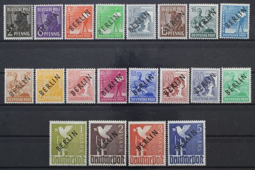 Berlin, MiNr. 1-20, postfrisch, BPP Signatur