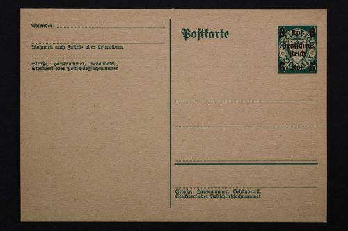 Deutsches Reich, MiNr. P 284, ungebraucht