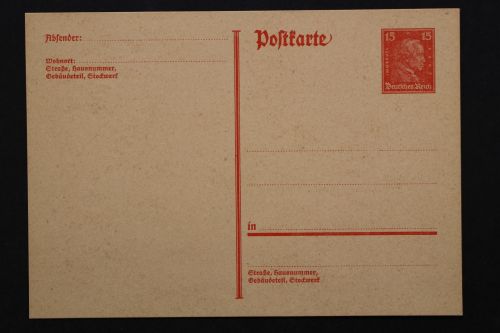 Deutsches Reich, MiNr. P 171 I, ungebraucht