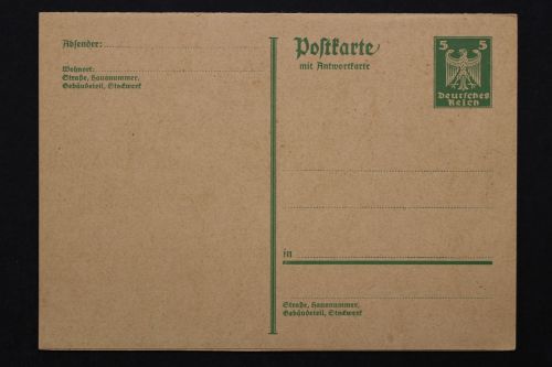 Deutsches Reich, MiNr. P 166, ungebraucht