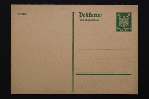 Deutsches Reich, MiNr. P 163 I, ungebraucht