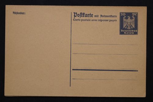 Deutsches Reich, MiNr. P 159, ungebraucht