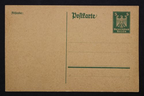 Deutsches Reich, MiNr. P 156 I, ungebraucht