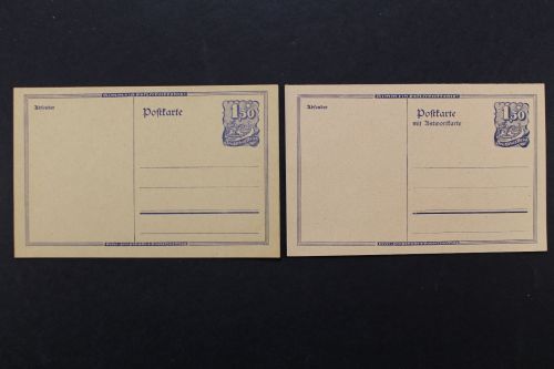 Deutsches Reich, MiNr. P 148 I + P 149, ungebraucht