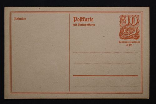 Deutsches Reich, MiNr. P 144, ungebraucht