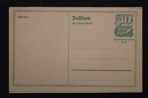 Deutsches Reich, MiNr. P 143, ungebraucht