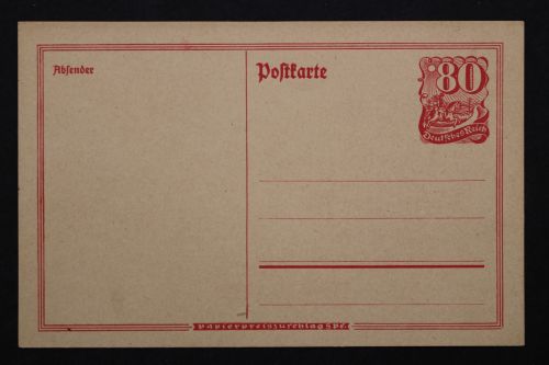 Deutsches Reich, MiNr. P 142 I, ungebraucht