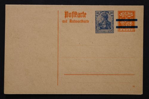 Deutsches Reich, MiNr. P 138 I, ungebraucht