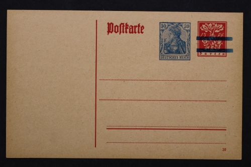 Deutsches Reich, MiNr. P 137 I, ungebraucht