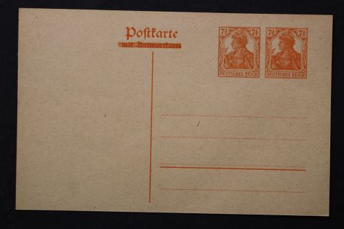 Deutsches Reich, MiNr. P 119 F, ungebraucht