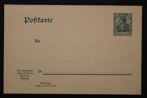 Deutsches Reich, MiNr. P 67 Y, ungebraucht