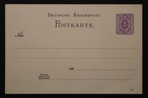 Deutsches Reich, MiNr. P 16, ungebraucht