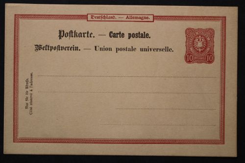 Deutsches Reich, MiNr. P 14 / 01, ungebraucht