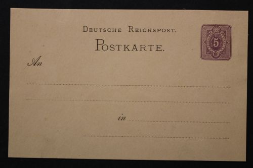 Deutsches Reich, MiNr. P 10, ungebraucht