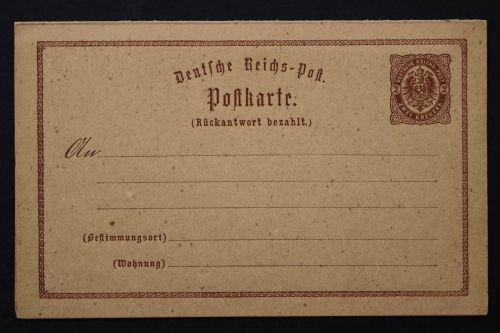 Deutsches Reich, MiNr. P 4, ungebraucht