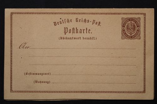 Deutsches Reich, MiNr. P 3, ungebraucht